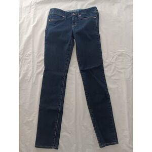 Gap 1969 Jeans Always Skinny Women's Size 27 / 4 R Stretch Dark Wash Denim Blue